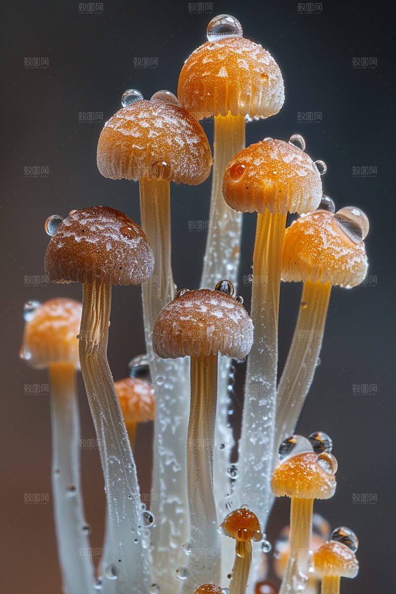 蘑菇清新新鲜摄影图