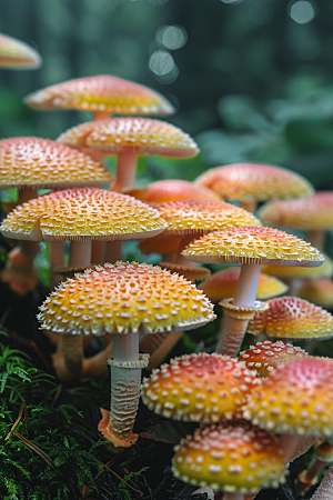 蘑菇高清菌菇摄影图