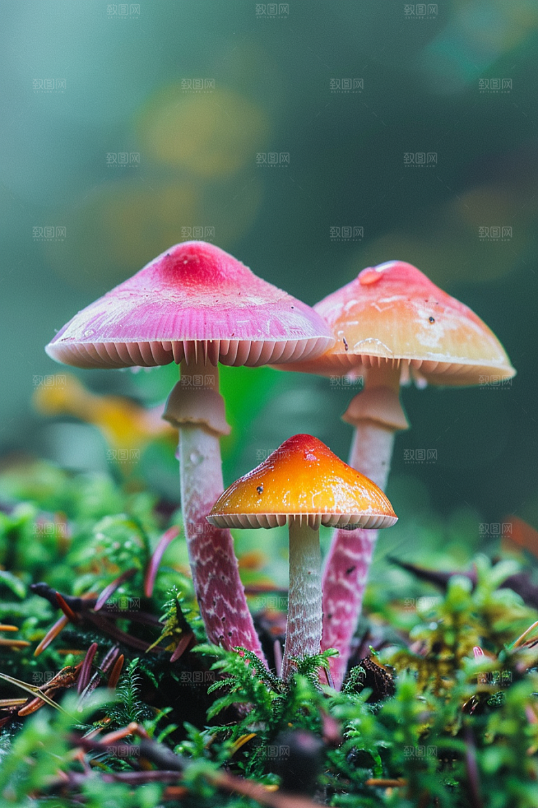 蘑菇山珍菌菇摄影图