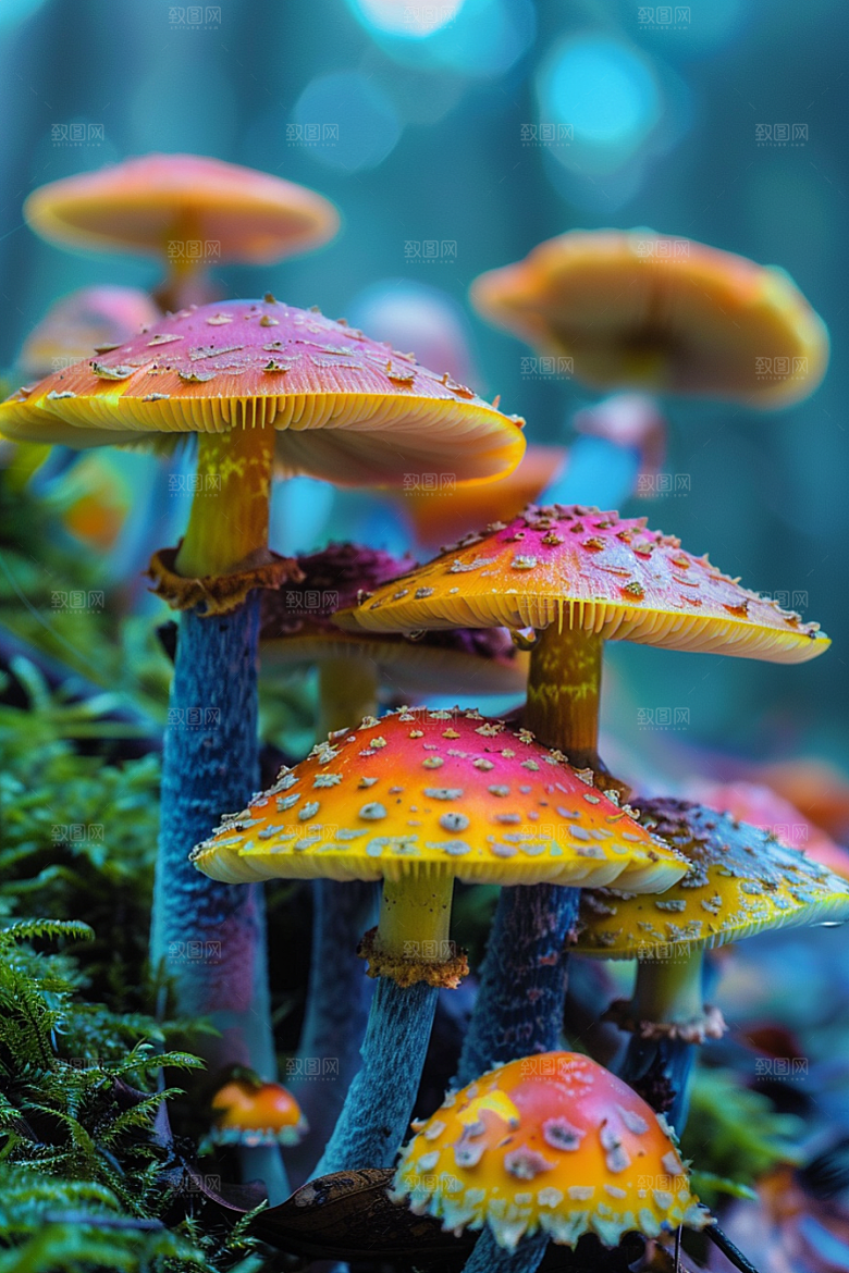 蘑菇鲜美菌子摄影图