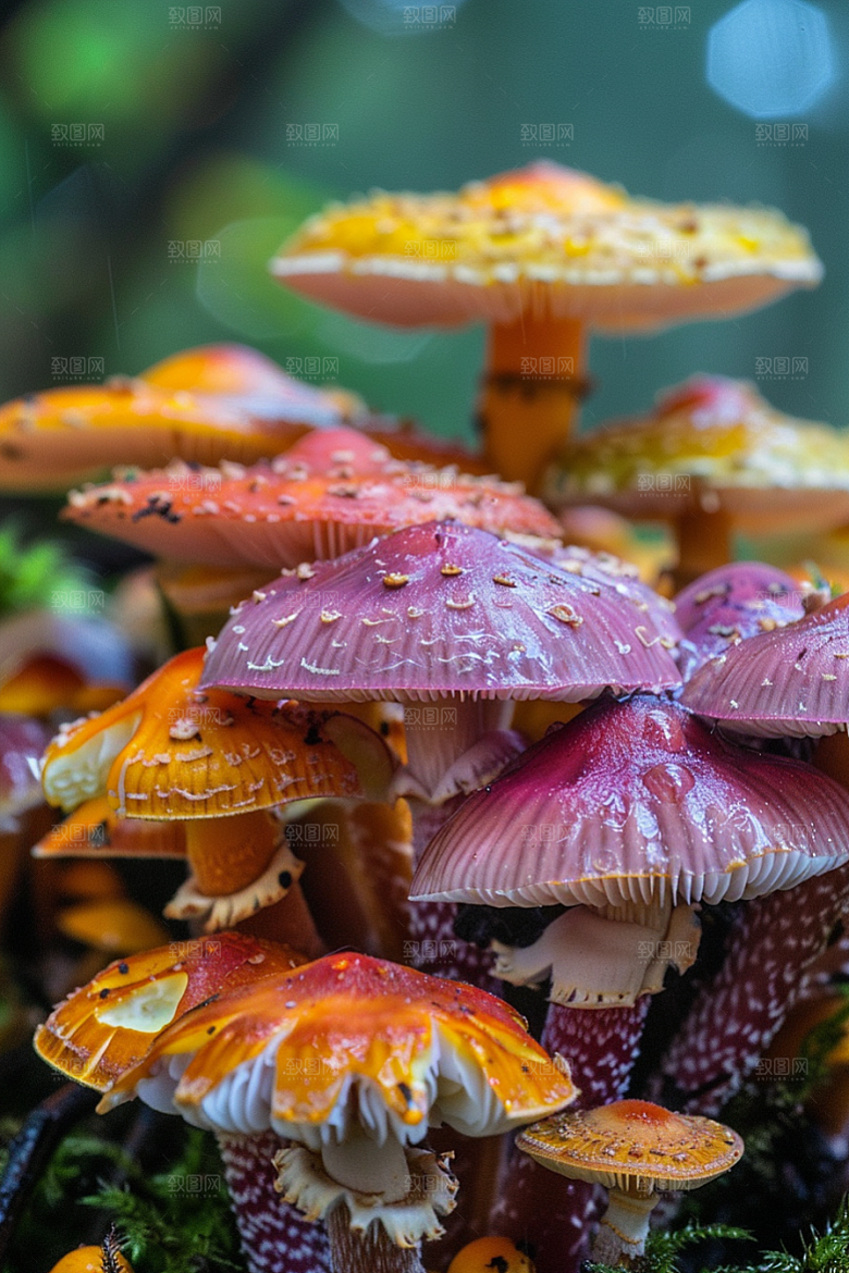 蘑菇新鲜山林摄影图