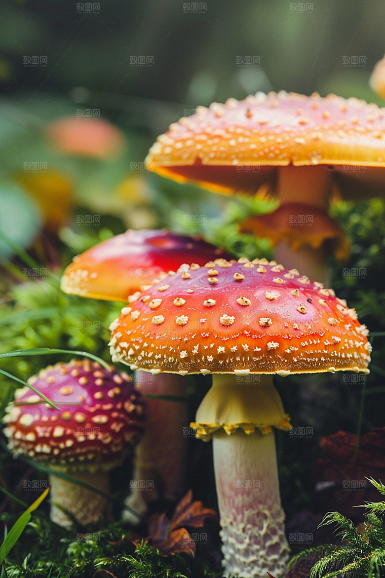蘑菇食材自然摄影图