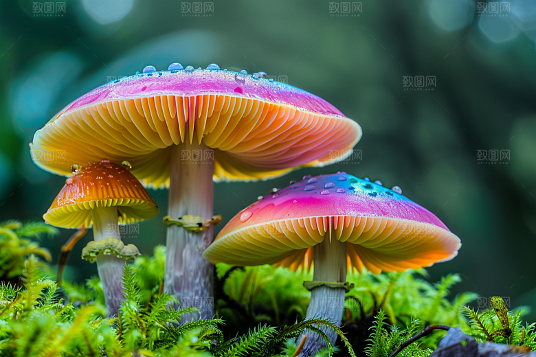 蘑菇山珍高清摄影图