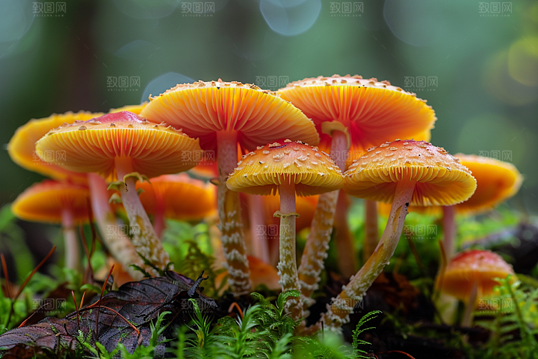 蘑菇山珍自然摄影图