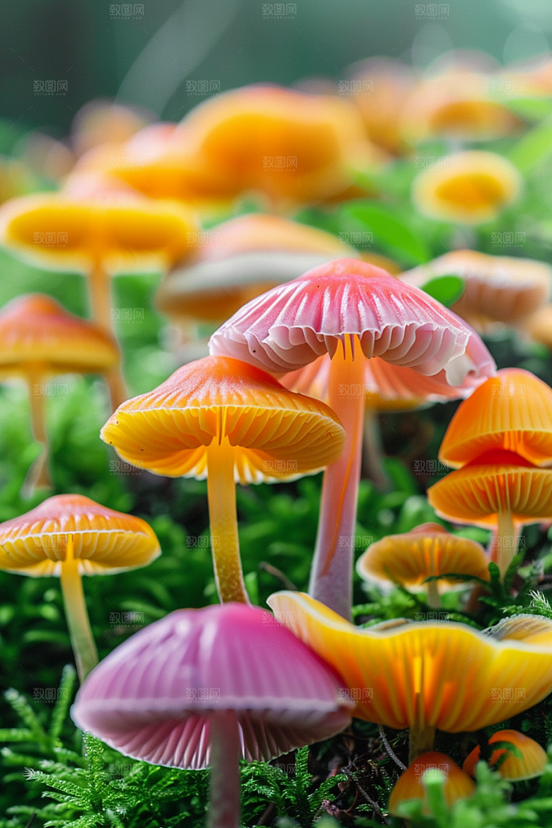 蘑菇菌子菌菇摄影图