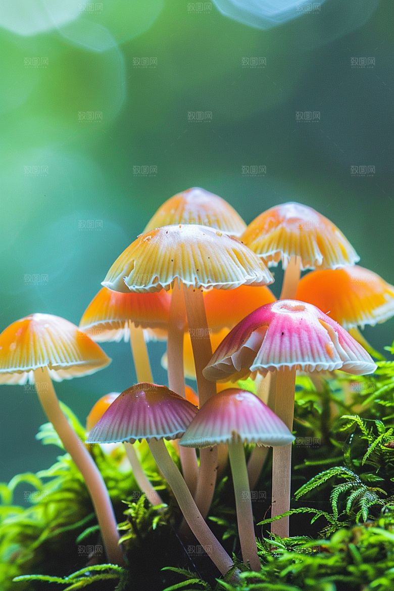 蘑菇菌菇高清摄影图