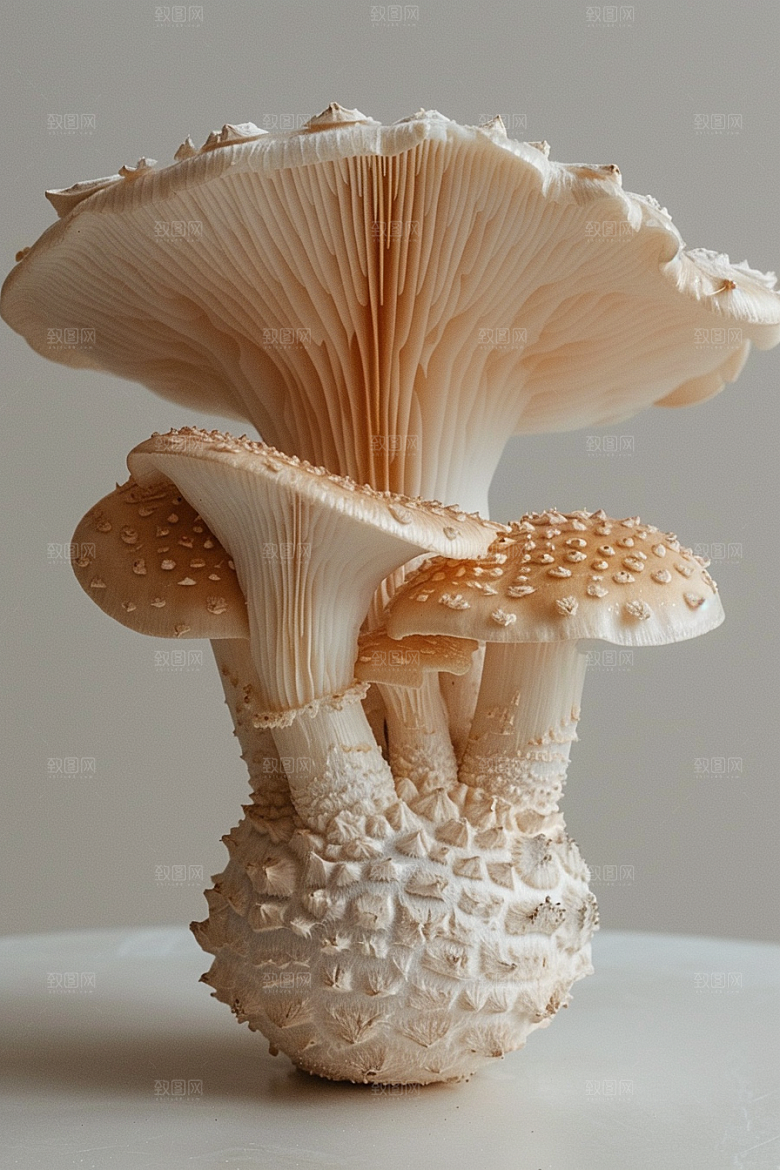 蘑菇树林高清摄影图