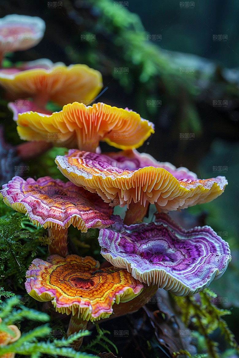 蘑菇高清菌菇摄影图