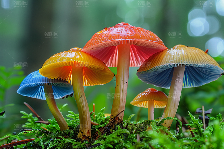 蘑菇食材云南摄影图