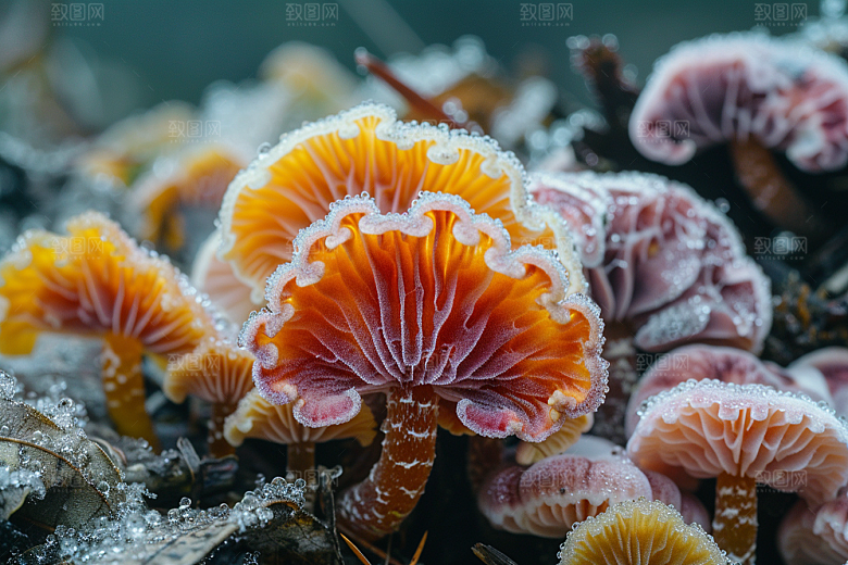 蘑菇高清自然摄影图