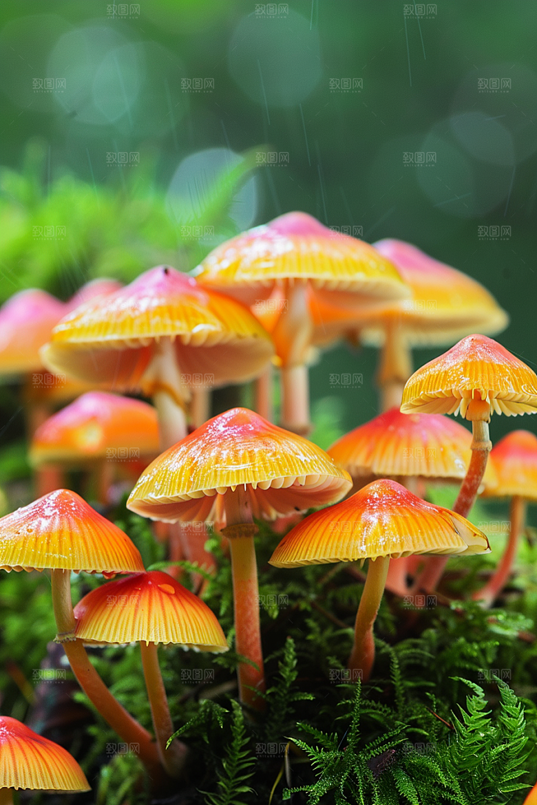 蘑菇食材自然摄影图