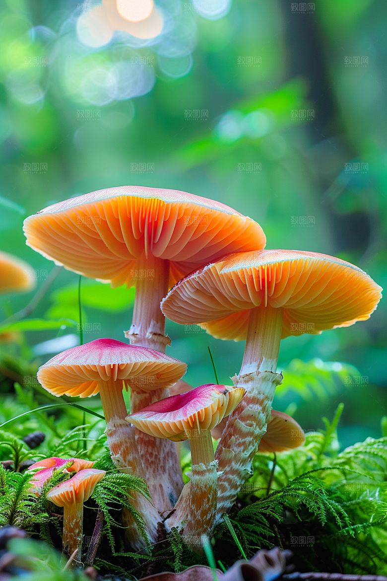 蘑菇高清山林摄影图