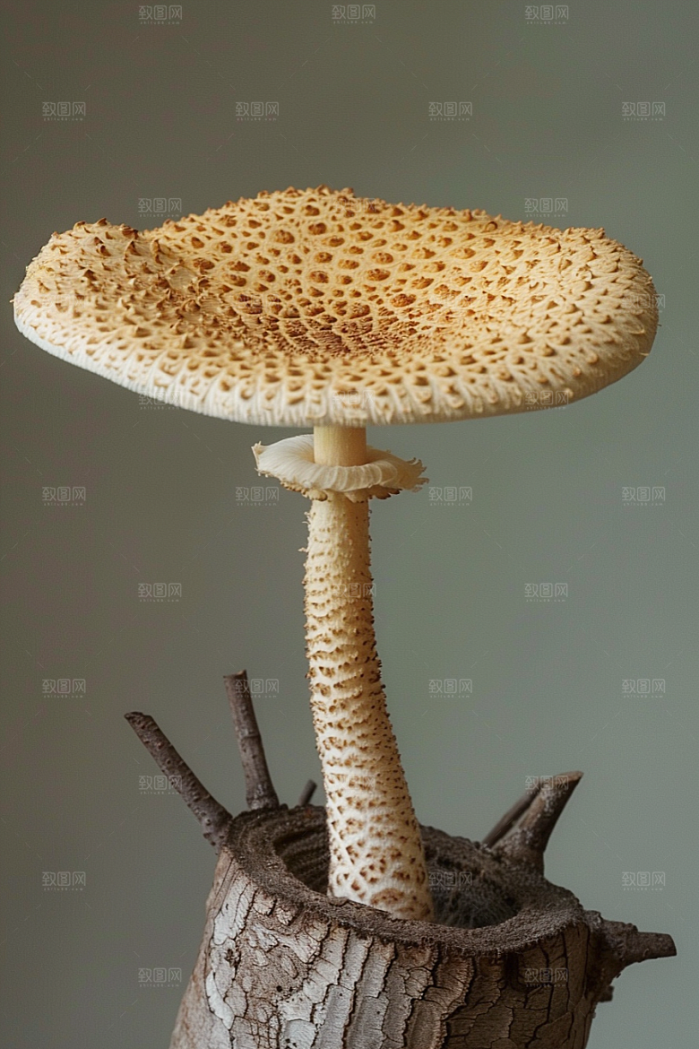 蘑菇树林山珍摄影图