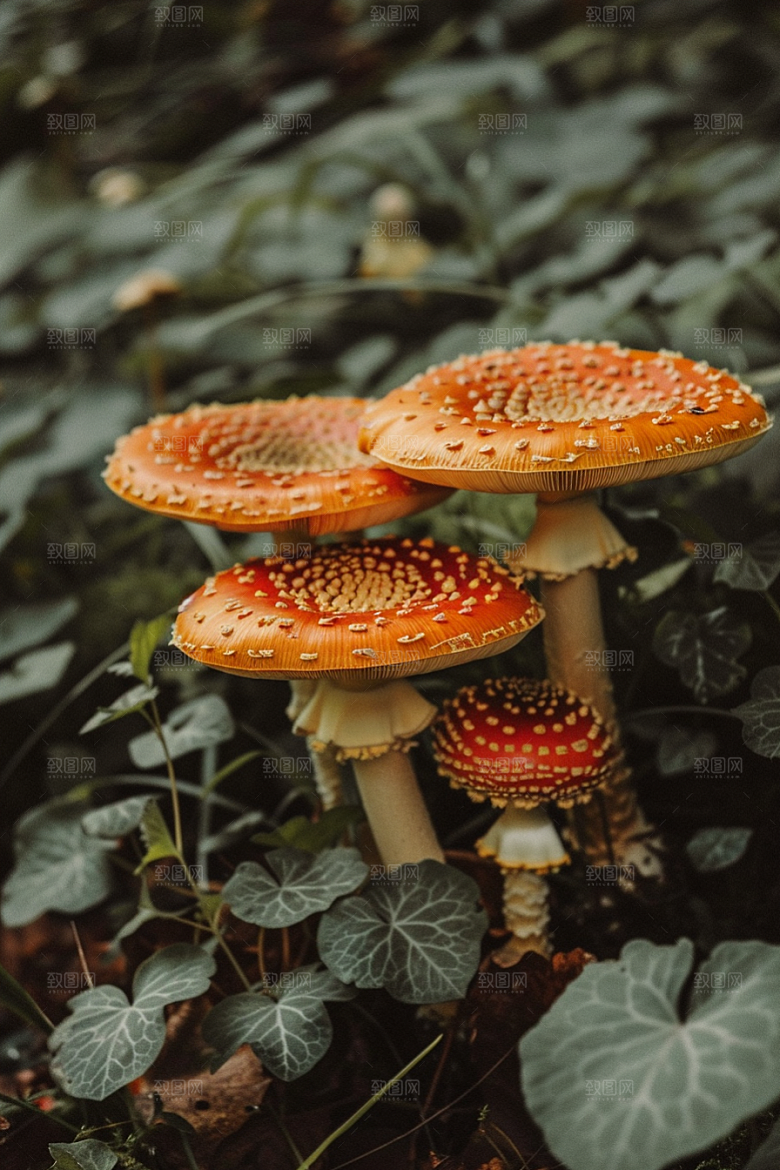 蘑菇山珍食材摄影图