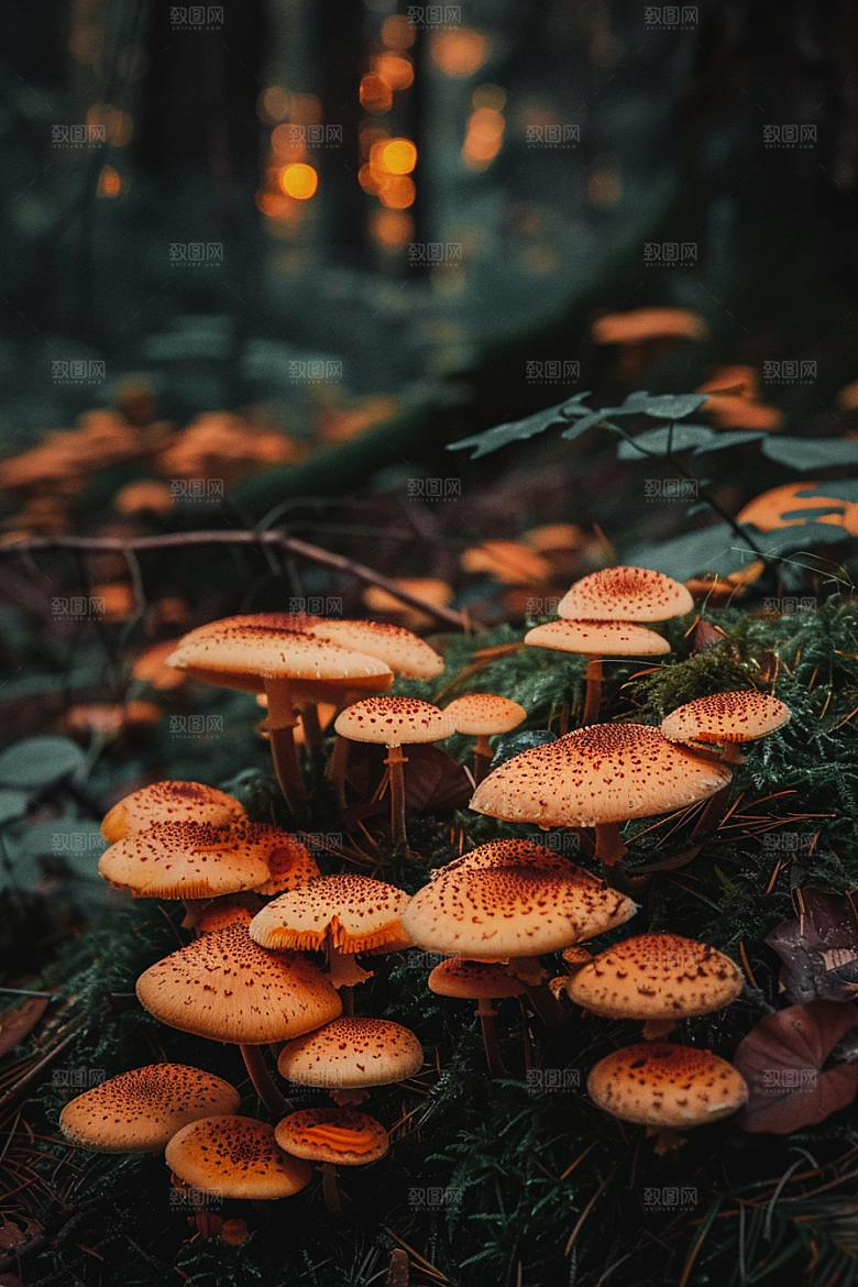 蘑菇新鲜自然摄影图