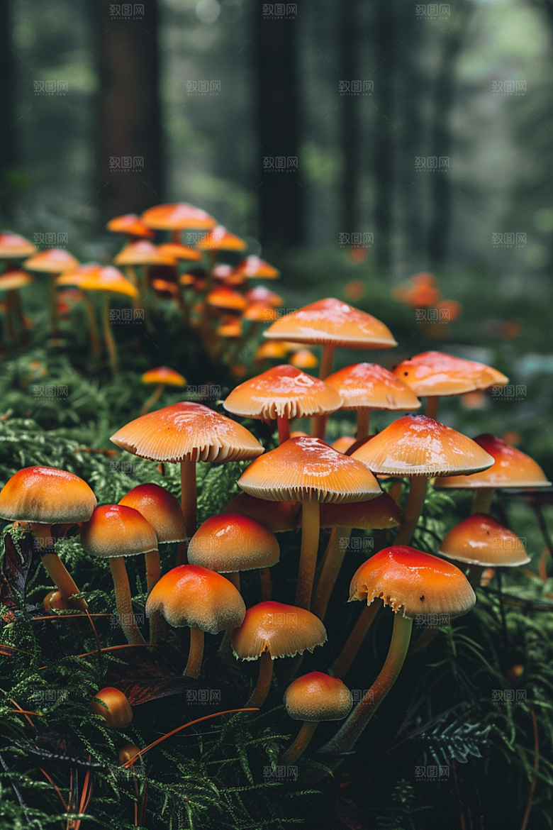 蘑菇美味自然摄影图