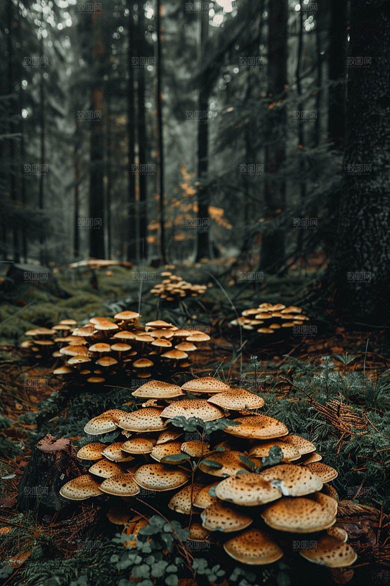 蘑菇高清山珍摄影图