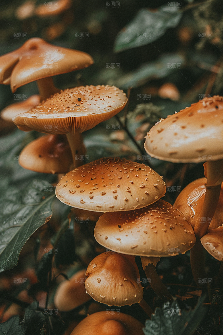 蘑菇清新新鲜摄影图