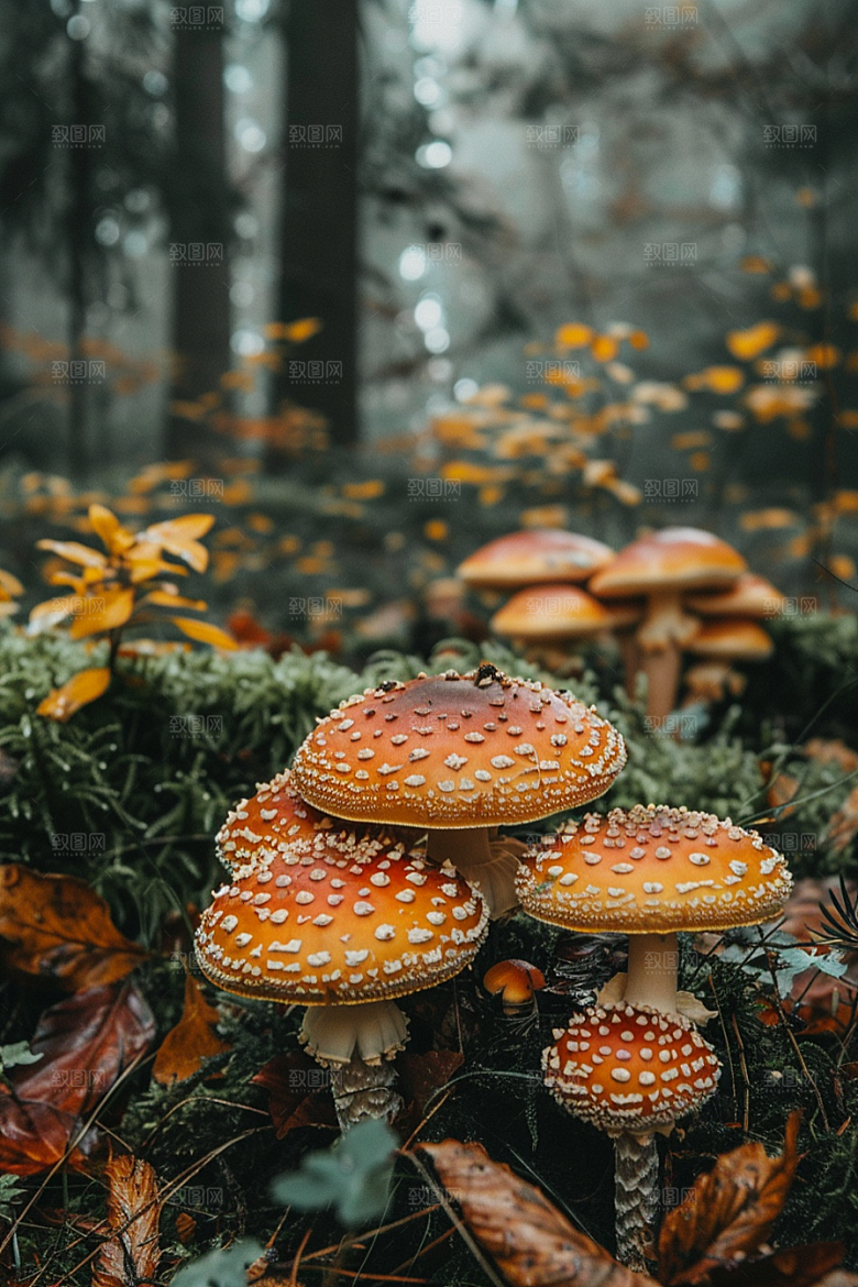 蘑菇新鲜高清摄影图