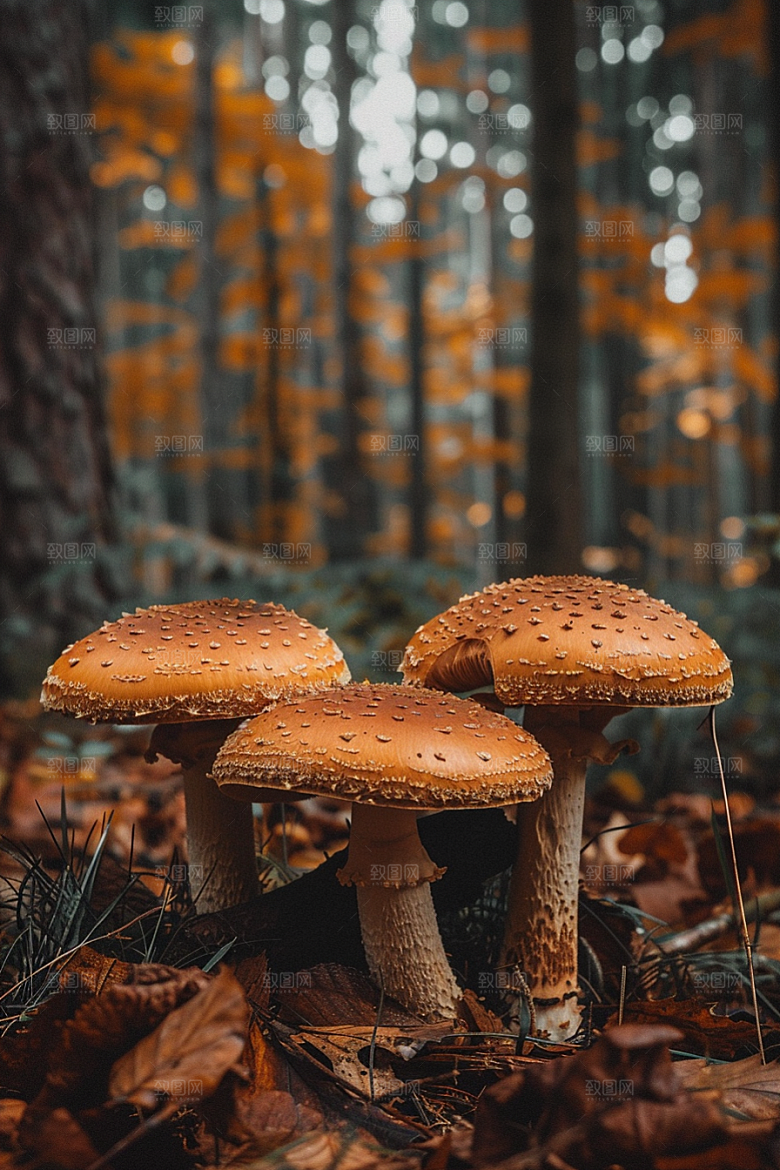 蘑菇自然山珍摄影图