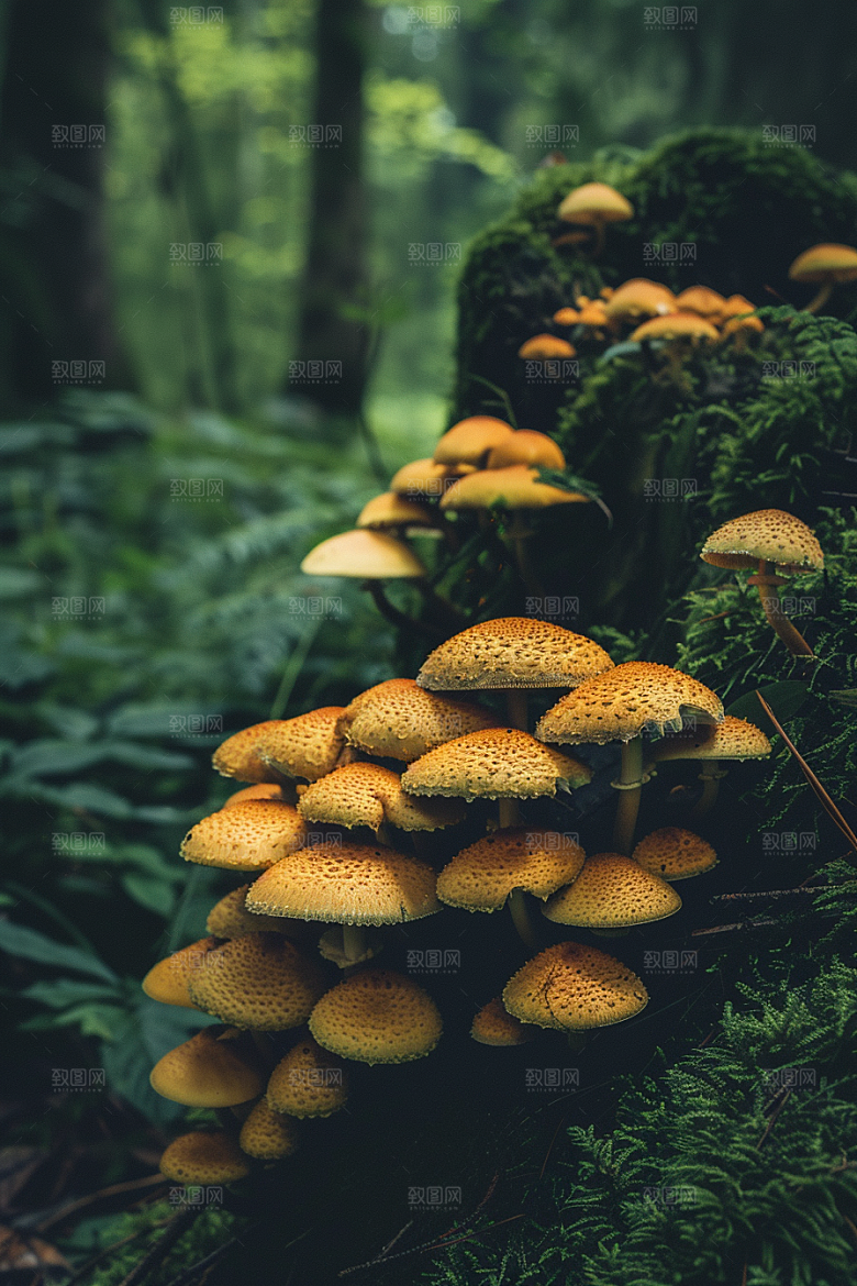 蘑菇云南食材摄影图