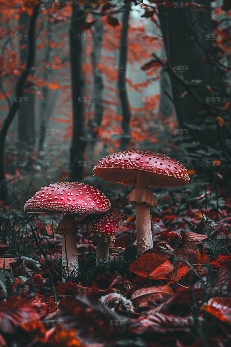 蘑菇新鲜菌菇摄影图