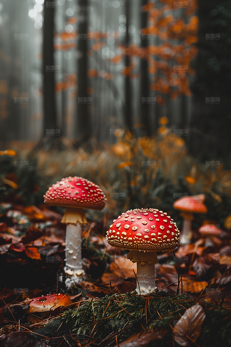 蘑菇美味自然摄影图
