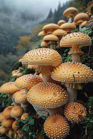 蘑菇菌子自然摄影图