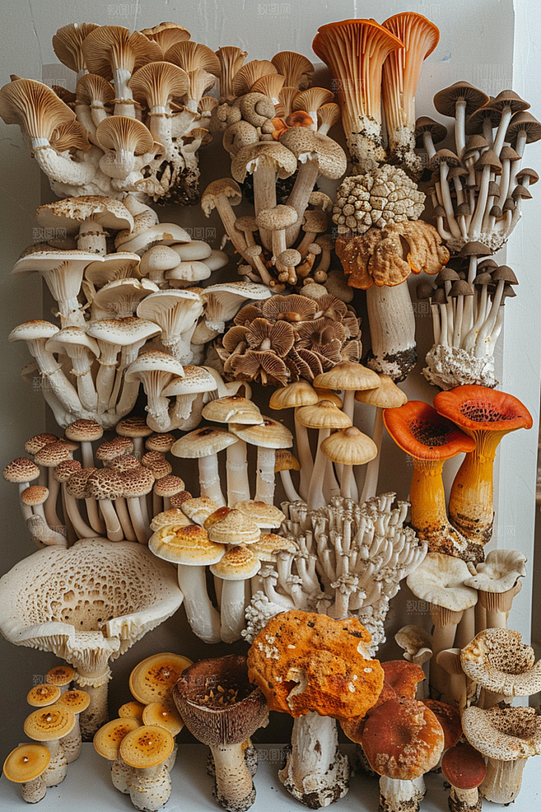 蘑菇云南菌菇摄影图