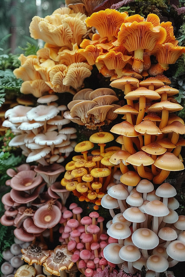 蘑菇高清云南摄影图