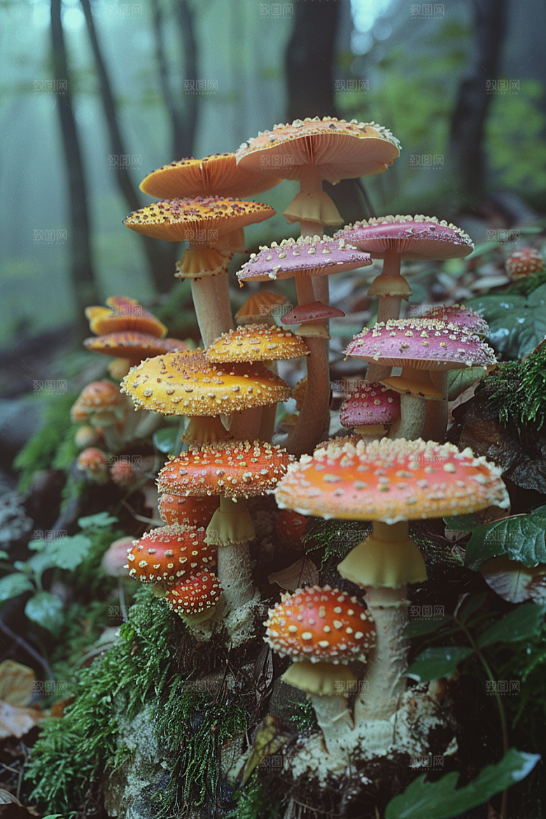 蘑菇高清新鲜摄影图