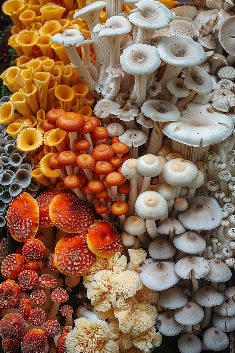 蘑菇自然食材摄影图