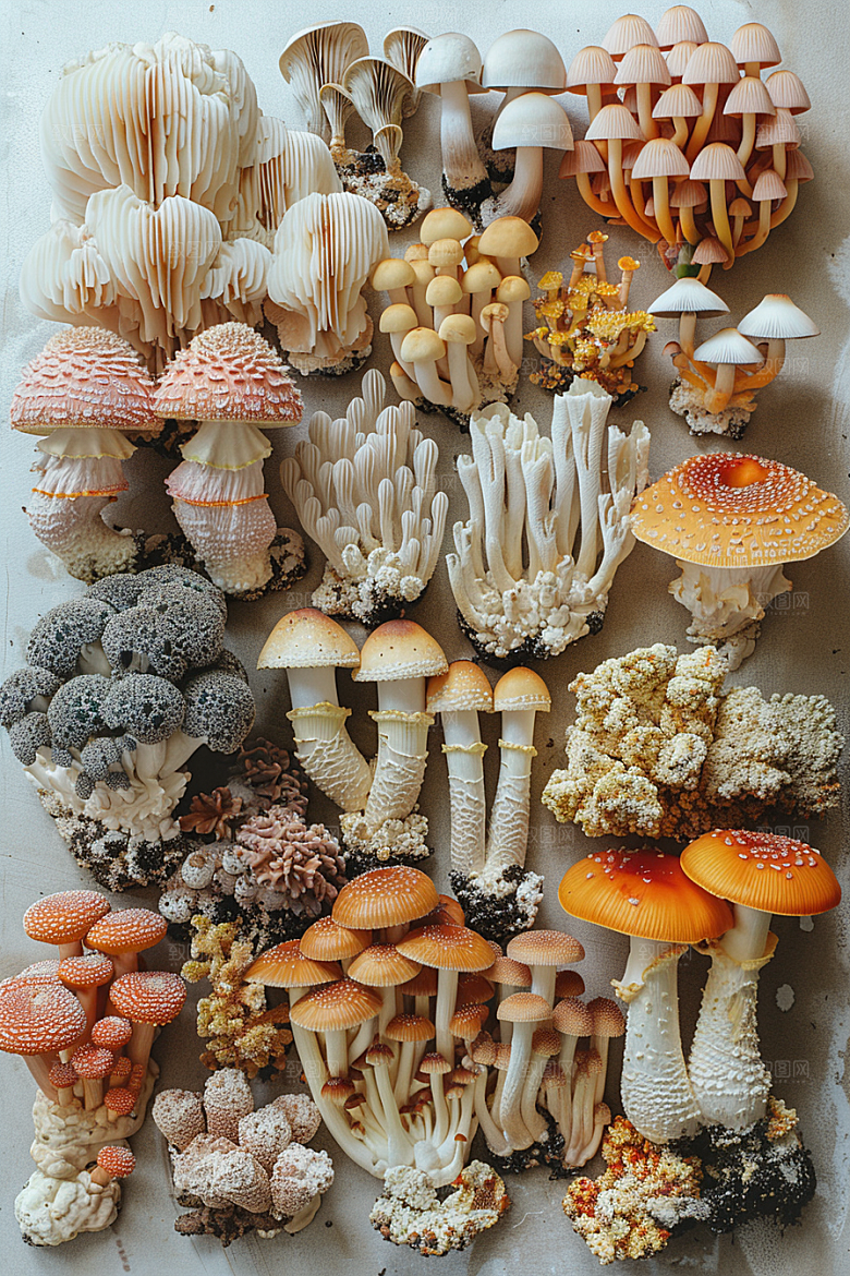 蘑菇菌子菌菇摄影图