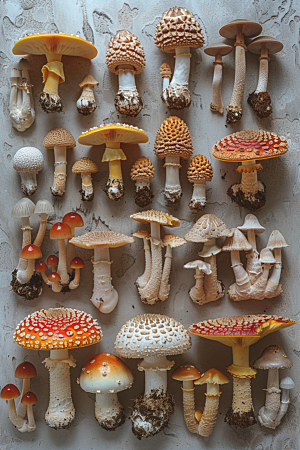 蘑菇新鲜食材摄影图