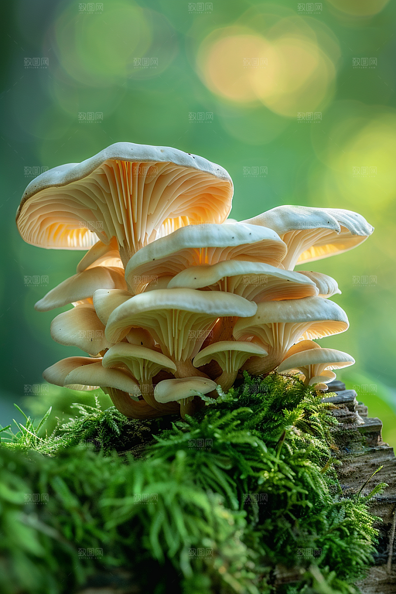 蘑菇雨后菌子摄影图