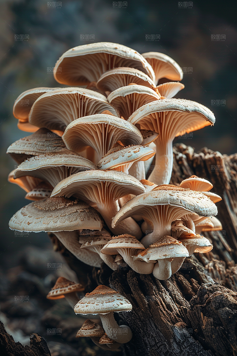 蘑菇菌菇食材摄影图