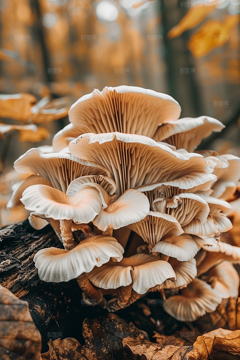 蘑菇云南山林摄影图