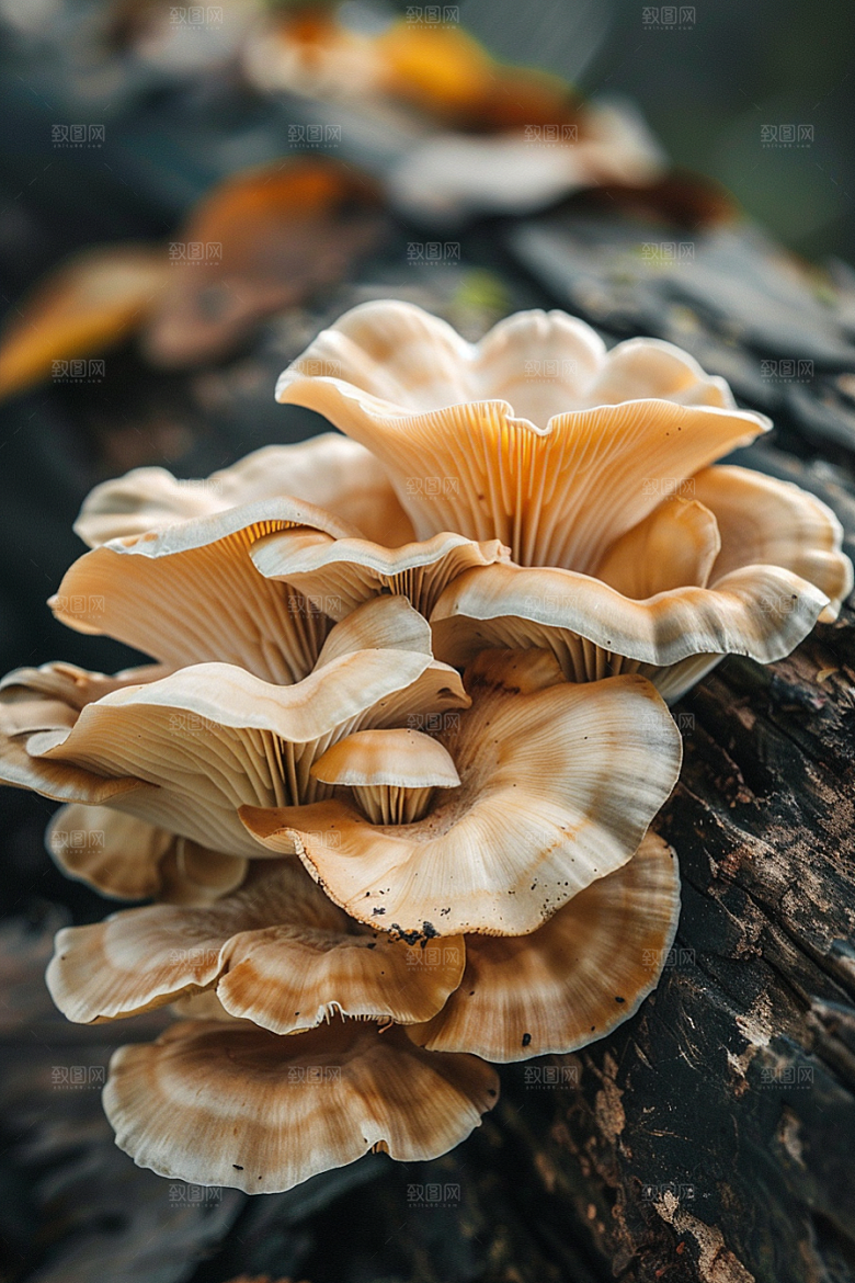 蘑菇雨后鲜美摄影图