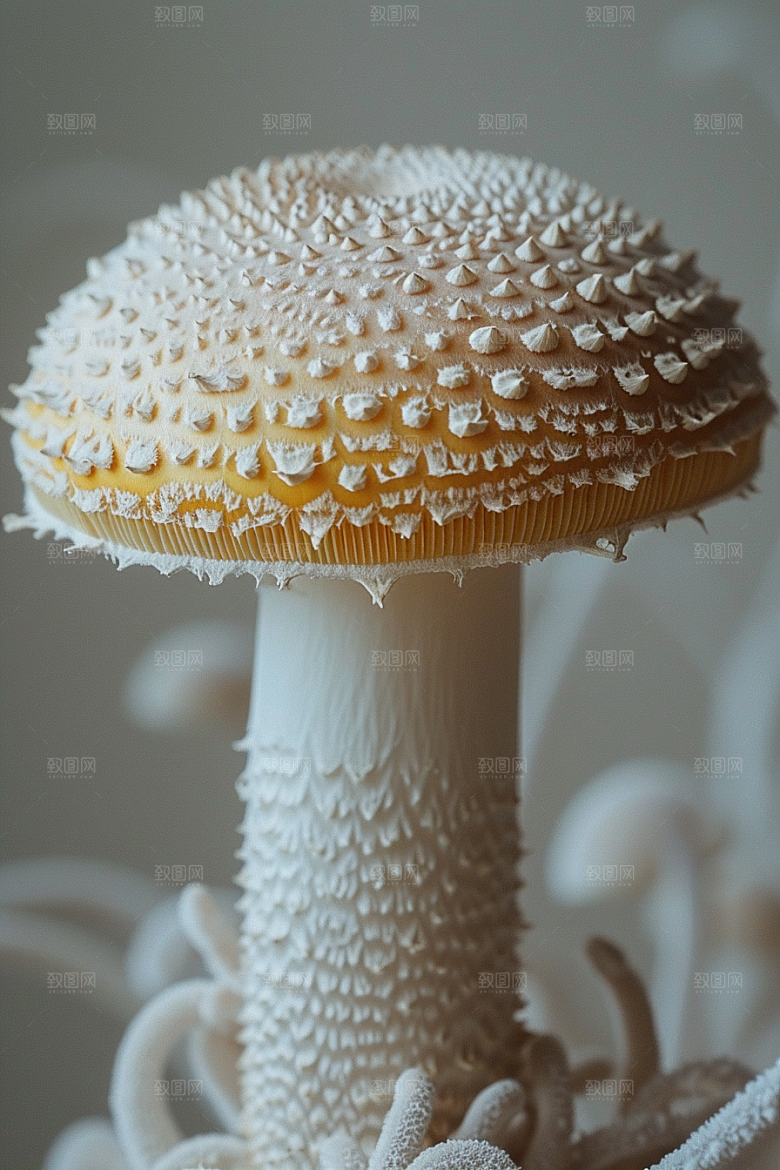 蘑菇山珍树林摄影图