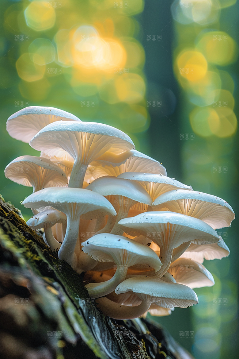 蘑菇山珍新鲜摄影图