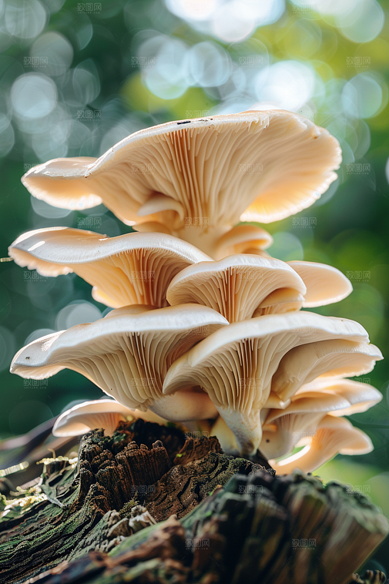 蘑菇菌子清新摄影图