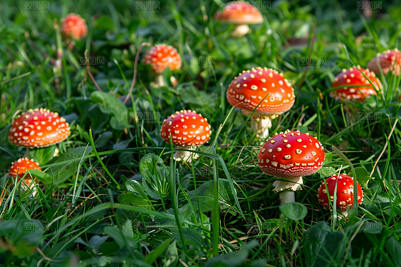 蘑菇云南自然摄影图