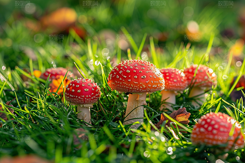 蘑菇自然菌菇摄影图