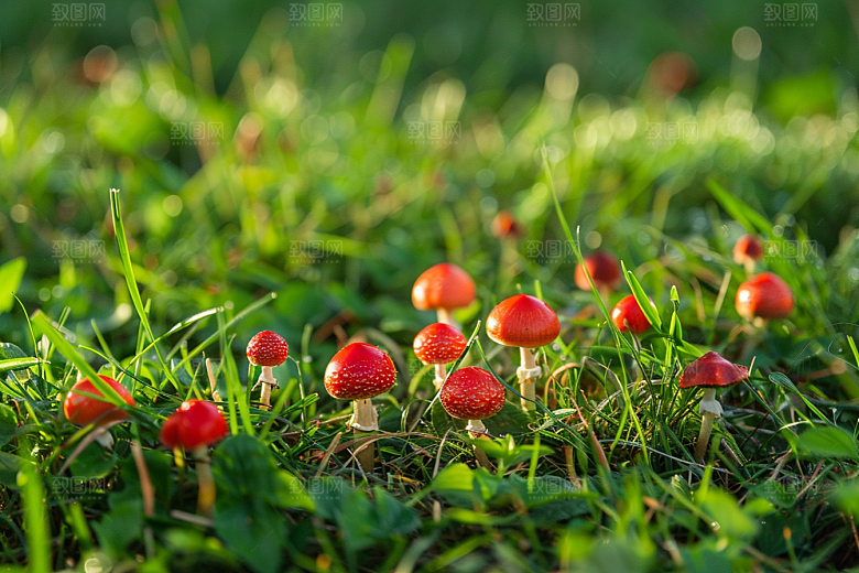 蘑菇美味山林摄影图