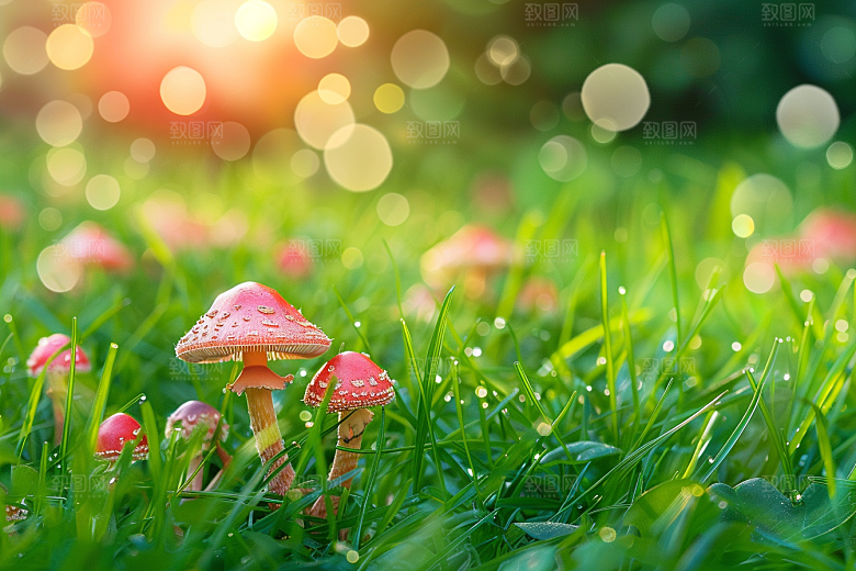 蘑菇菌子山珍摄影图