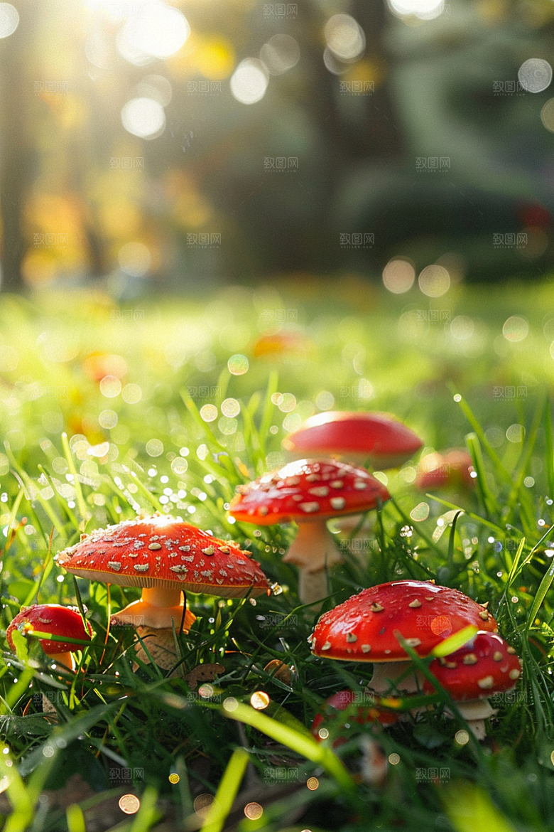 蘑菇山珍高清摄影图