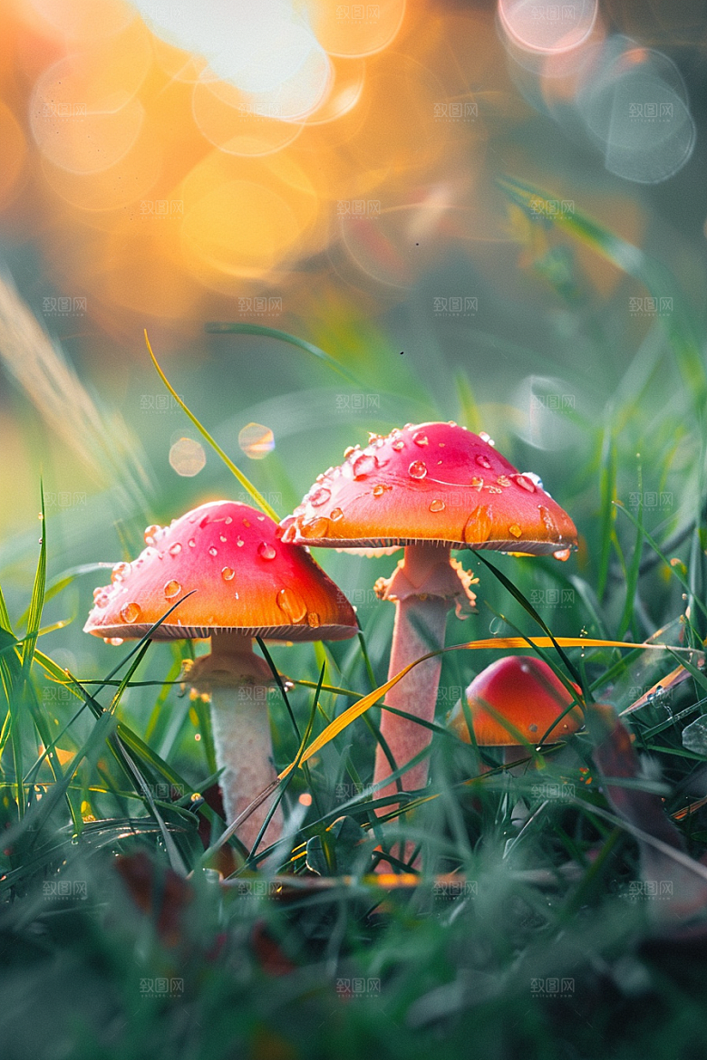 蘑菇菌菇鲜美摄影图