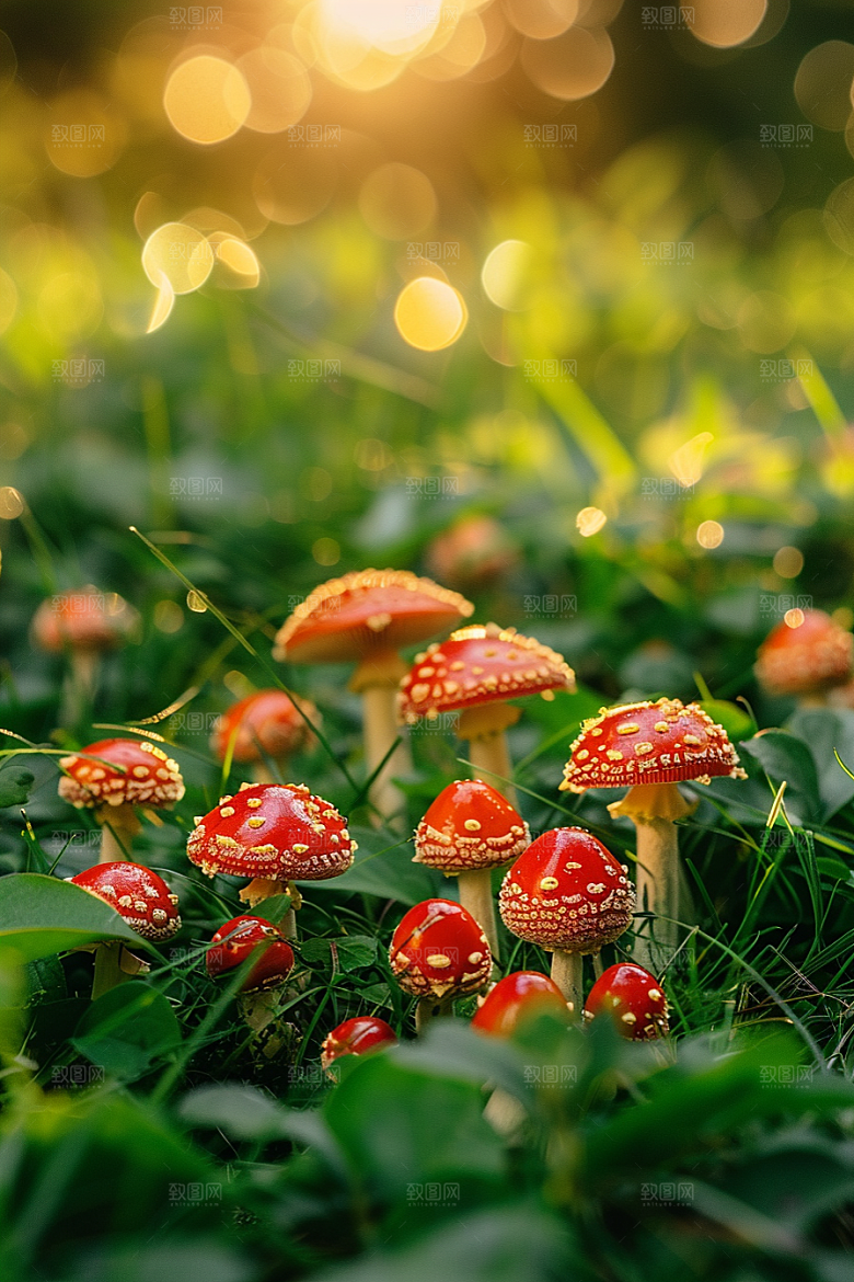 蘑菇菌子鲜美摄影图