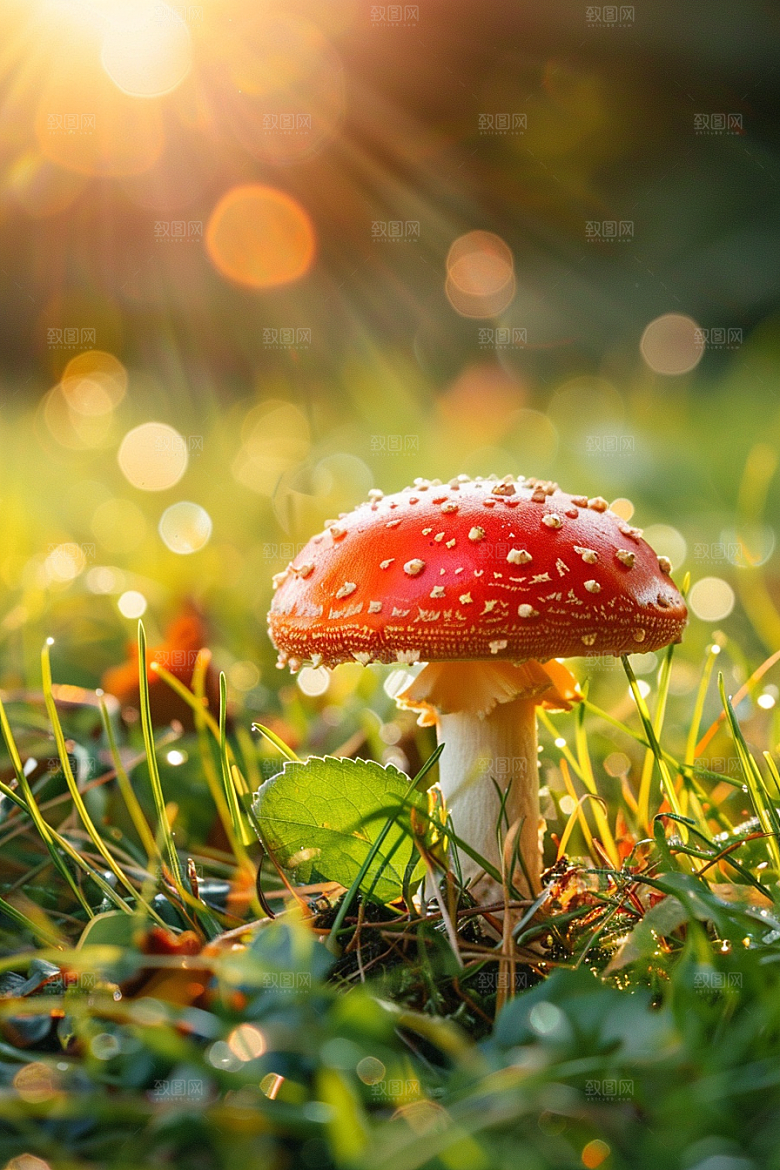 蘑菇菌菇自然摄影图