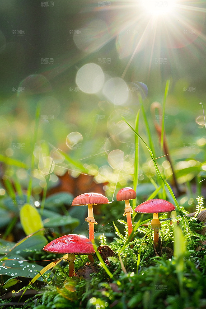 蘑菇自然鲜美摄影图